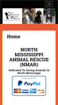 Mobile Screenshot of northmsanimalrescue.org